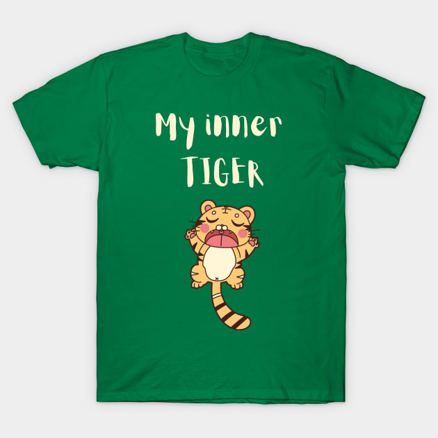 Year of a tiger T-Shirt by Ieva Li ART